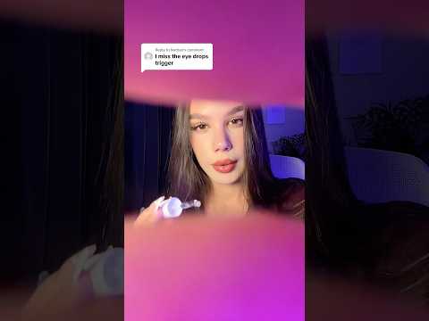 ASMR eye cleaning 🧼 #asmr #asmrsounds #asmrvideo #sleep #tingles