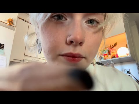 lofi asmr! [subtitled] doing your makeup with pencils!