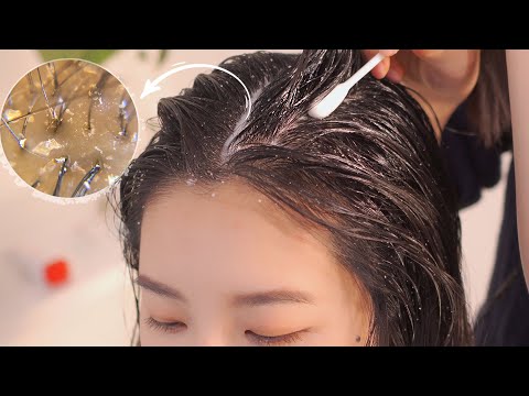 듣기만해도 시원해지는 두피 마사지+스케일링+빗질 ASMR | Scalp Massage and Scalp Scaling