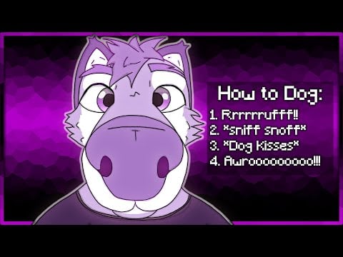 [Furry ASMR] Sniffing, Soft Barking/Howling, and Dog Kisses...