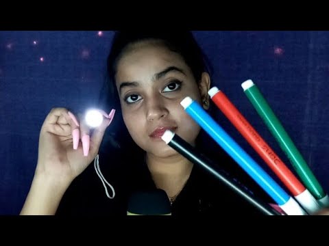 ASMR Doing Fast 3 Roleplays  (Cranial Nerve Exam, Eyebrows,Nail)
