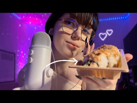 ASMR FR💕 Dégustation de Sushis en regardant Hunter X Hunter (concept de la flemme)