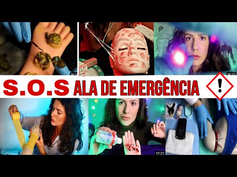 ASMR | PRONTO SOCORRO 🆘- ALA DE EMERGÊNCIA 🚨