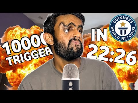 ASMR 10000 TRIGGERS IN 22:26 MINUTES 