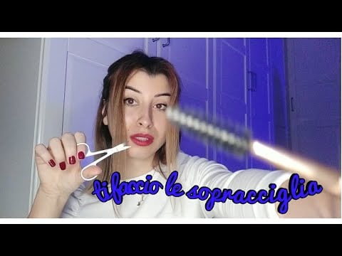 🇮🇹ASMR ITA• ROLEPLAY ESTETISTA TI FA LE SOPRACCIGLIA 💆