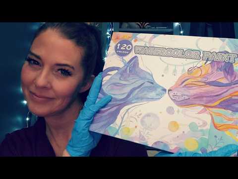 ASMR- Spit Painting w/Gloves 🎨 🧤 (You Are My Canvas 🖼)