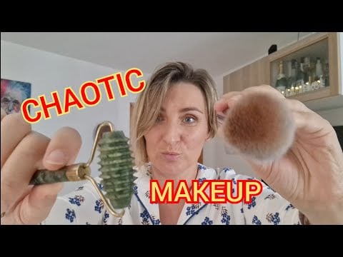 ASMR FAST AGGRESSIVE DOING YOUR MAKE UP.  Chaotic Mouth Sounds. Lofi #asmr #relax #lofi