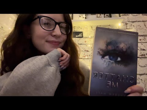 ASMR relaxing book reading (whispering, page turning)