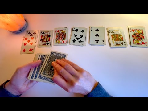 Quietly Playing Solitaire aka Patience ~ Visual ASMR Little to No Talking