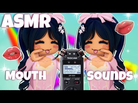 ROBLOX ASMR ~ LAYERED MOUTH SOUNDS ON 100% SENSITIVITY 👄