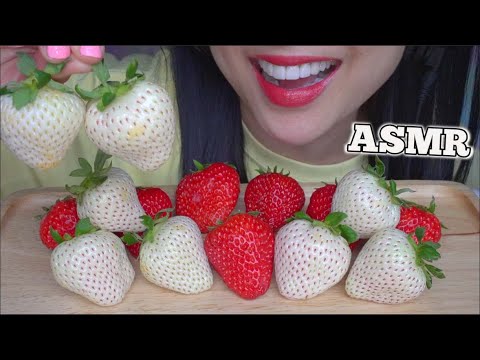 ASMR LUXURY JAPANESE STRAWBERRY (EATING SOUNDS) LIGHT WHISPERS | SAS-ASMR