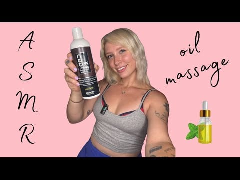 ASMR Oil Massage 🙌🏼💦 (wet slippery sounds)