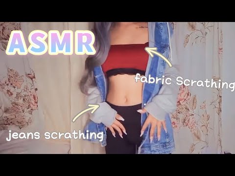 ASMR JEANS SCRATCHING, FABRIC SCRATCHING, RUBBING, LEGGING SCRATHING #ASMR