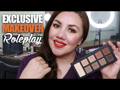 ASMR Beauty Salon EXCLUSIVE ALL in ONE Makeover: Lashes, Eyebrow & Makeup