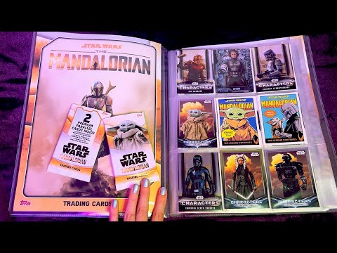 ASMR Mandalorian Cards Opening + Organising (Whispered)