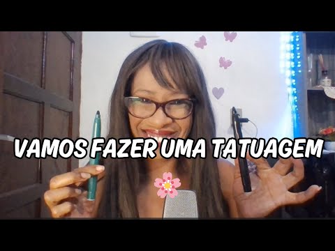 AI AI AI...UMA TATUADORA SEM EXPERIÊNCIA #asmrvideo  #asmr     #asmrroleplay