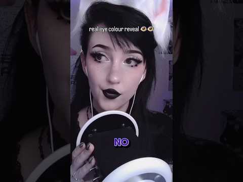 nananightray reveals her real eye color?! 😲