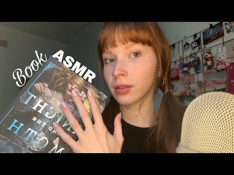 ASMR ✧˖°.📖 Book Triggers (tapping, tracing, massaging + rambles)