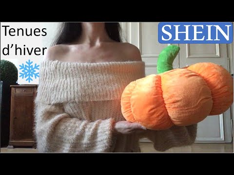 ASMR * SHEIN unboxing tenues d'hiver élégantes