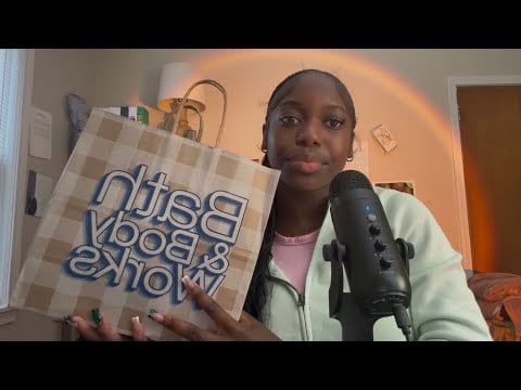 ASMR Bath & Body Works Haul 🫧(Gum Chewing + Fast & Aggressive)