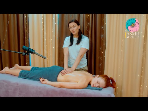 ASMR Back Oil Massage by Adel to Grace