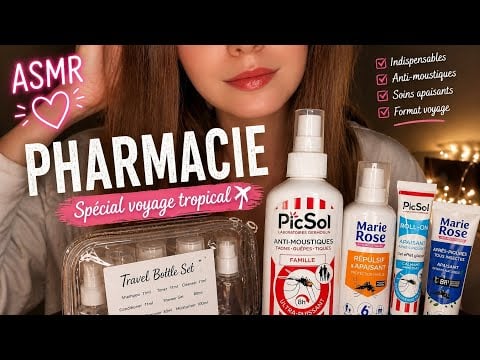 ASMR RP Pharmacie | Spécial voyage tropical 🥥