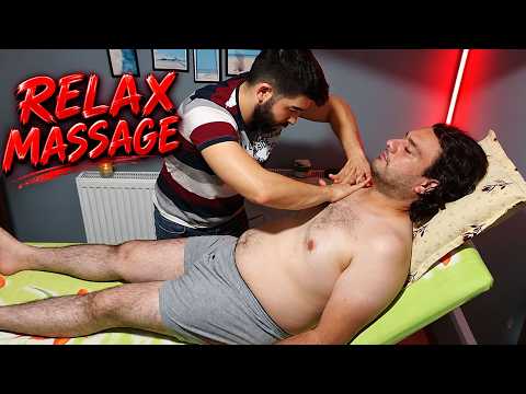 ASMR RELAX SLEEPING TURKISH AMAZING MASSAGE-CHEST,LEG,ARM,BELLY,THERAPY