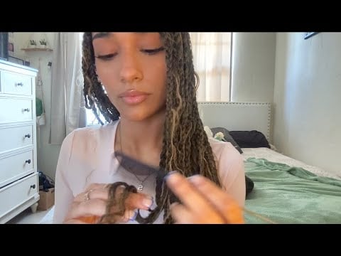 i braid your hair but we’re in class lofi | asmr 