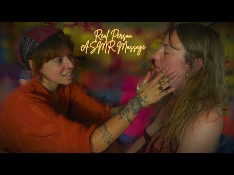 Gentle ASMR massage for deep sleep & relaxation | Soft whisper, feather touch, healing meditation
