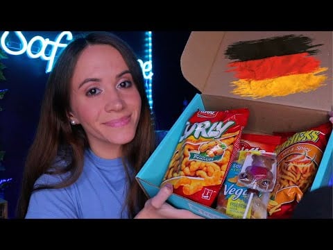 ASMR / Trying Treats From Germany (Try Treats Mukbang)