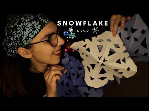 Making Snowflakes ASMR❄️☃️