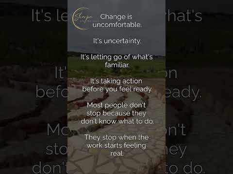 You don't want change. You want what change promises.