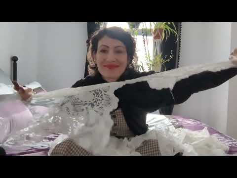 ASMR - Ripping a Wedding Dress on my Bed - Sound Effects Only - Relaxing - Tranquil - Enjoy!