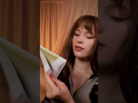 ASMR Relaxing sounds of a book #relax #books #tingles