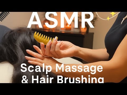 ASMR Hair Brushing & Scalp Scratching — 2 hour Ultimate Relaxation Compilation