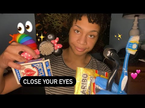 ASMR - You Can Close Your Eyes ( 2 min triggers )