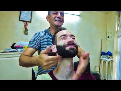 $1.5 Straight Razor Shave & Facial with STINGY cologne - Bizerte 🇹🇳