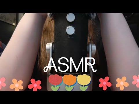 ASMR || Fluffy Mic Brushing & Up Close Whispered Ramble 💕