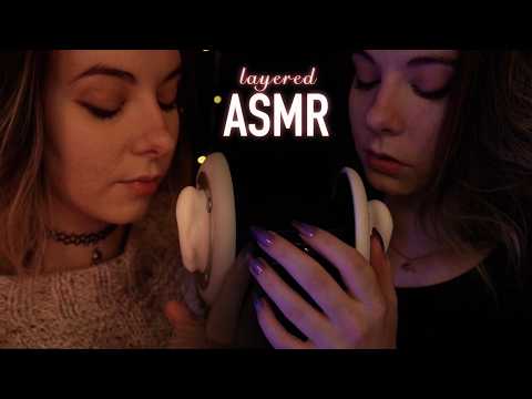 layered ASMR | 200% cozy Ear Attention & slow Whispering - binaural Ear Cleaning, Breathing