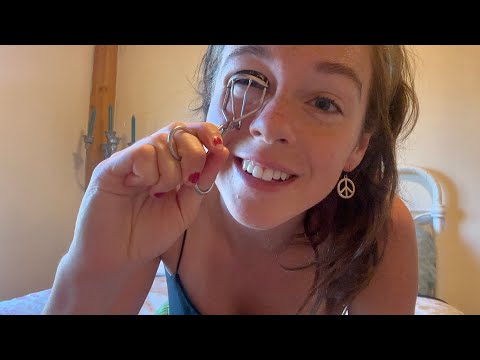 ASMR Doing My Makeup on My Bed