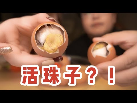 【ASMR】COUPLE MUKBANG EATING SOUNDS | 活珠子咀嚼音 | 酱酱的治愈屋