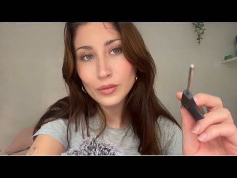 ASMR tracing your face & whispers 💓