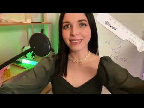 ASMR Eye Exam | Multi-Colored Light Triggers, PD Measuring & Vision/Reading Test