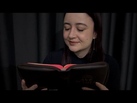 ASMR: FOLHEANDO E LENDO A BÍBLIA