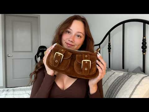 Designer Bag ASMR ~ Tapping & Scratching