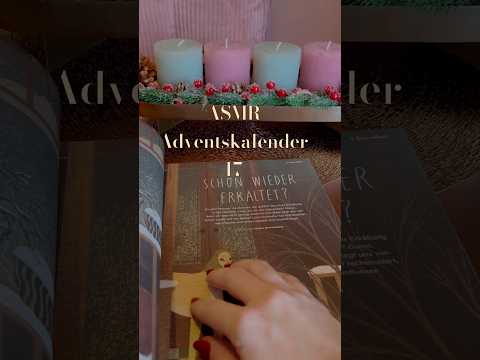 ASMR Adventskalender 17 🎄💕 #asmr #christmas #tapping #tracing MajeASMR