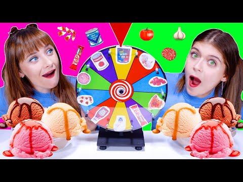 ASMR Mystery Wheel of Ice Cream Decoration Challenge By LiLiBu