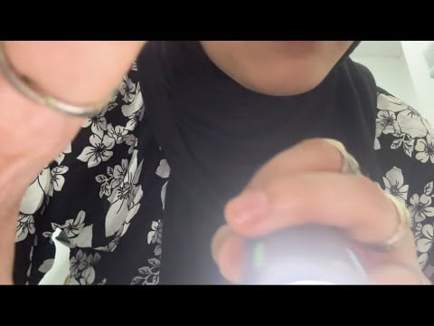 ASMR | Fast & Aggressive 1 minute Eye check (light triggers, camera tapping)