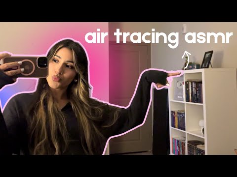 ASMR Air Tracing w Mouth Sounds [CV]