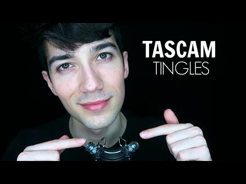 ASMR Tascam Mic 😴 Touching, Tapping, Scratching